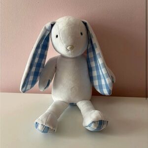 The Beaufort Bonnet Company Blue and White Stuffed Bunny